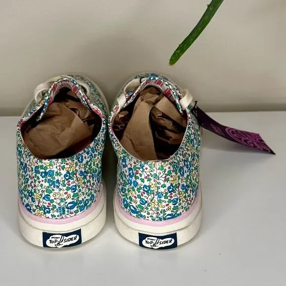 Sperry Top-Sider Women’s Floral Canvas Sneakers Coastal Preppy Shoes Size 7M NWT - Picture 4 of 10